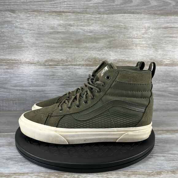 VANS Women’s Skate SK8-Hi 46 MTE DX Tact Grape Leaf Green Sneakers Size 8.5 - Picture 1 of 10